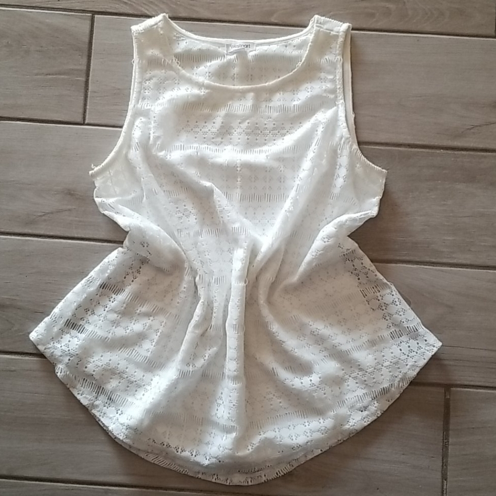 (3 for $10) Lace Sleeveless Blouse